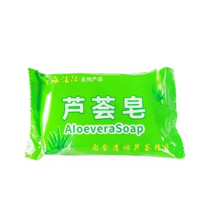 Sapone solido all'aloe vera 85g per la pulizia quotidiana e la cura idratante della pelle.
