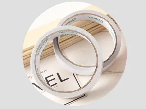 Household 18mm double-sided adhesive tape strong sticky office craft tape rolls supply