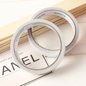 Household 18mm double sided tape strong adhesive rolls for office and daily use pack.