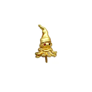 Goldener Weihnachtsbaum Geist Anhänger für DIY Schmuck Halskette