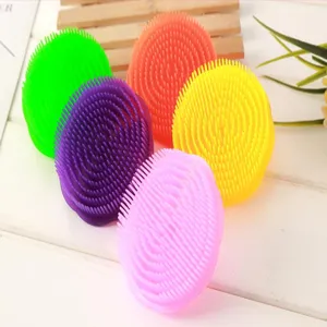 Silicone scalp massage brush set, soft bristles hair washing comb for deep cleaning and dandruff.