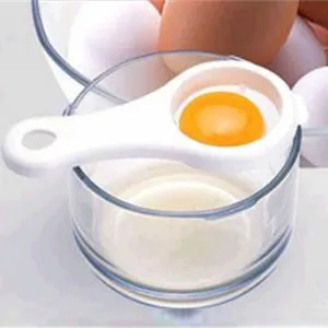 Plastic Egg White Separator Yolk Extractor Filter Spoon Kitchen Baking Tool For Cooking Home