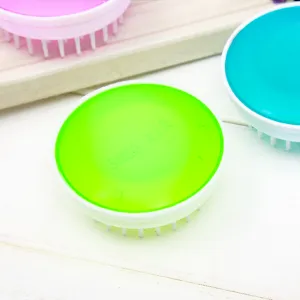 Brosse de massage du cuir chevelu en silicone brosse de shampooing pour soins capillaires