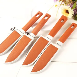 Cuchillo para Frutas de Acero Inoxidable Cuchillo de Pelar Portátil con Funda Protectora y Mango Antideslizante Herramienta de Corte de Frutas