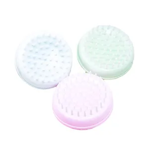 Kit de brosse de massage du cuir chevelu en silicone pour un lavage capillaire relaxant.