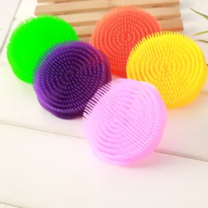 Silicone Scalp Massager Shampoo Brush Soft Hair Scalp Scrubber Hair Washing Comb Hair Care Bath Shower Tool