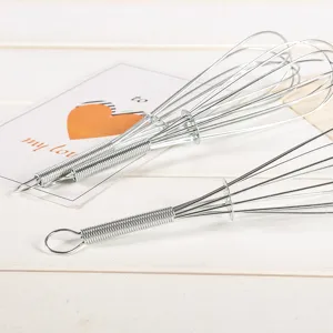 Stainless Steel Manual Egg Beater Wire Whisk Kitchen Baking Cooking Utensil Tool Item