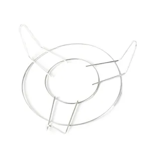Grille vapeur en acier inox pour autocuiseur, pieds hauts ronds cuisine support de refroidissement.