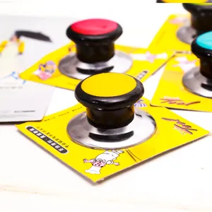 Boutons de couvercle de casserole de rechange avec poignées colorées pour accessoires de cuisine.