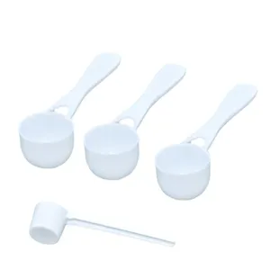 4-piece plastic measuring spoons for milk powder and medicine, 5g 10g quantitative tool