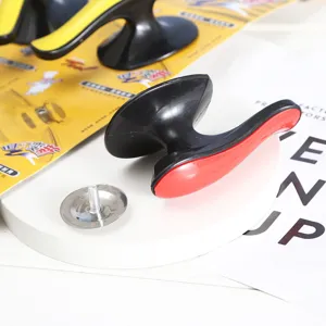 Poignee de couvercle de casserole universelle bouton plastique accessoire noir rouge