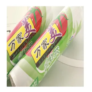 Disposable food storage bags roll transparent plastic fresh keeping bags for kitchen use