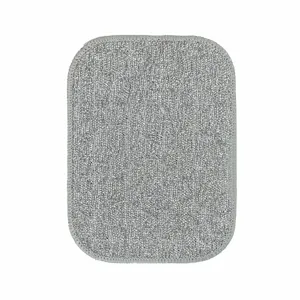 Double-layer thickened silver wire dish cleaning cloth kitchen scrubbing pad for washing pots