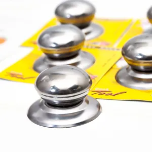 Bouton de couvercle de casserole en acier inoxydable poignee de rechange universelle cuisine
