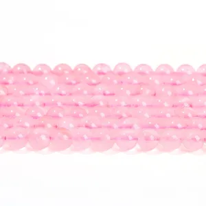 Natural 8mm ice pink rose quartz round beads for DIY jewelry making accessories