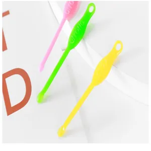 Plastic ear picks traditional ear cleaning tool multi-color portable earpick set for daily care