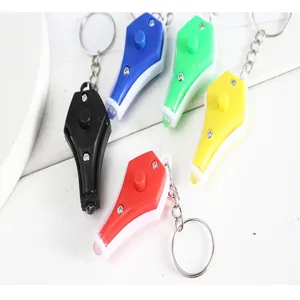 Draagbare mini UV LED sleutelhanger zaklamp draagbare geldvaluta detector meerkleurig
