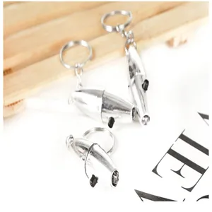 Portable mini UV money detector LED keychain flashlight compact utility tool for travel.
