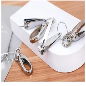 Stainless steel nail clipper keychain set portable mini cutter hardware tool