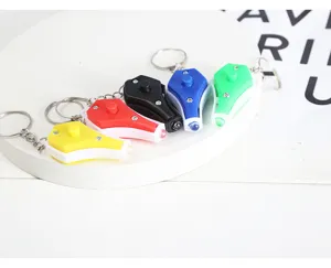 Mini draagbare UV LED sleutelhanger zaklamp geld detector vaas vorm meerkleurig