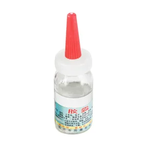 Colle cyanoacrylate instantanée liquide forte pour réparation métal et plastique rapide