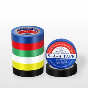 Nastro Isolante Elettrico in PVC Resistente Impermeabile Ignifugo per Legare Cavi Casa Ufficio