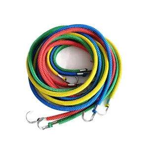 Cordons élastiques de 1,4m avec crochets, sangles de bagages robustes pour moto et vélo.