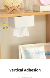 Porta fazzoletti da parete bianco dispenser di carta igienica per cucina e bagno casa