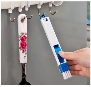 Haushalt Mini Reinigungsbürste für FensterkRillen und Türspalten, praktisches Design.