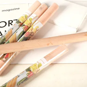 Massief houten deegroller voor de keuken, duurzame roller voor het uitrollen van deeg.