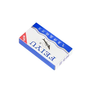 Klassische Vintage Doppelklinge Rasierklingen Verpackung für eine glatte tägliche Rasur.