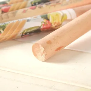 Natuurlijke houten deegroller voor bakken keuken deeg pizza gebak gereedschap stok