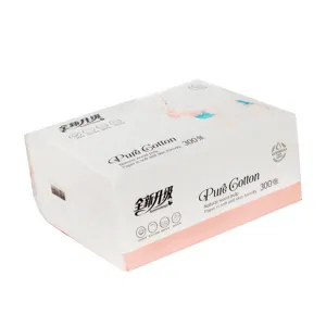 4-Layer Thickened Facial Tissue Pure Wood Pulp Soft Household Paper Napkin 300 Sheets