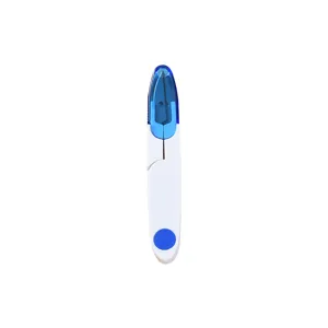 Portable mini fishing line scissors with protective cap plastic yarn thread cutter craft tool