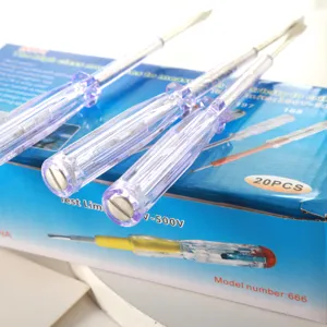 Ensemble de tournevis testeur de tension portable outil de test électrique 20 pièces