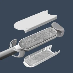 Spazzola Levapelucchi Statica Domestica Strumento di Rimozione Peli di Animali Domestici a Doppia Faccia Con Base di Pulizia Per Divano e Vestiti