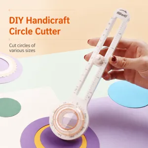 KW-trio rotary circle cutter tool for DIY craft, paper cutting and greeting card making.