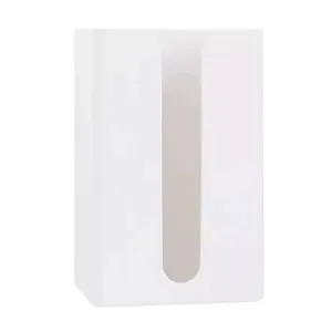 Porta fazzoletti da parete bianco dispenser di carta igienica per cucina bagno vista principale