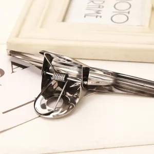Stainless steel bill clip metal binder clip office stationery desktop organizer tool