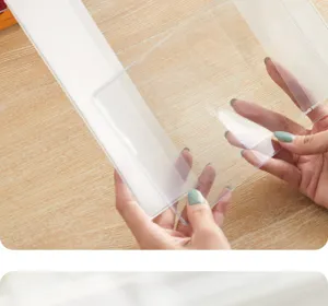 Transparante PVC boekomslag voor A6 B7 planner waterdichte beschermhoes losse bladen notitieboek