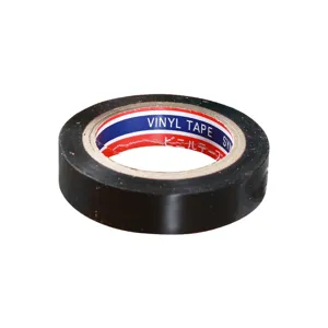 Nastro isolante elettrico nero in PVC nastro adesivo ispessito per riparazione cavi.