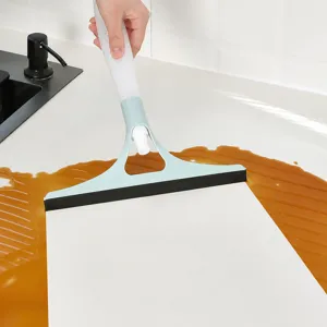 Multifunctional household floor squeegee window cleaning brush with spray bottle for home use