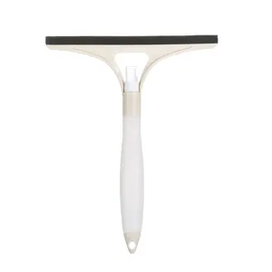 Household multi-functional window glass squeegee with spray bottle main view