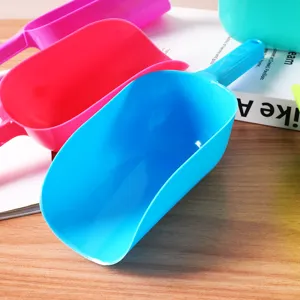 Verdikte plastic ijs schep multifunctionele voedsel graan en meel schep set nieuw.