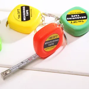 Mini 1M/3FT tape measure keychain portable retractable pocket measuring tool for daily use.