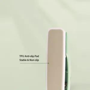 Morandi color office stapler with non-slip base, durable desk binding tool for students and work.