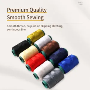 Household Polyester Sewing Thread Spool Set Colorful Hand Sewing Machine Thread Cone Garment Repair Craft Supplies