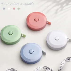 Mini Cinta Métrica Suave Retráctil Portátil Medidor De Bolsillo Multifuncional Para Medición Corporal Cintura Pecho