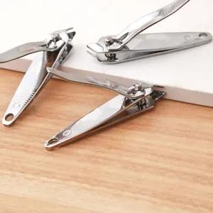 Stainless steel nail clippers professional slant edge nail cutter manicure tools for home use