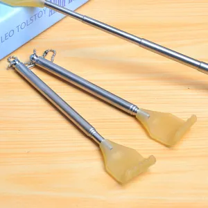 Grate-dos Télescopique en Acier Inoxydable Outil de Grattage Extensible Portable Masseur en Métal Pour Usage Quotidien
